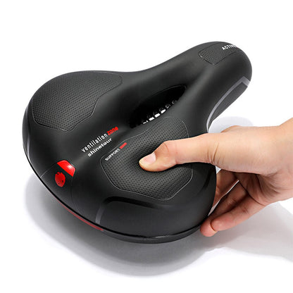 🚲 50% OFF NOW! 🍑 Comfortable And Breathable Bicycle Saddle – Soft memory foam, pressure-relieving & shock-absorbing – perfect for long rides 🚴‍♂️