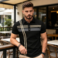 👔 50% OFF NOW! ✨ Men's Striped Top – Short Sleeve, Collared – Breathable, lightweight & perfect for summer, office or casual outings 🌊