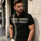 👔 50% OFF NOW! ✨ Men's Striped Top – Short Sleeve, Collared – Breathable, lightweight & perfect for summer, office or casual outings 🌊