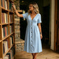 👗 50% OFF NOW! ☀️ Women's Summer V-Neck Button-Down Dress – Lightweight & flowy – Perfect for beach, brunch or casual days – easy, breezy style 🌸✨