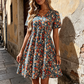 👗 50% OFF NOW! 🌸 Women's Summer Floral V-Neck Short Sleeve Dress – Breathable, flattering & perfect for sunny days and beach trips ☀️