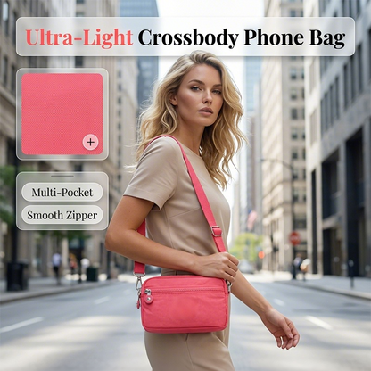 📱 50% OFF NOW! 🎒 Lightweight Nylon Crossbody Phone Bag – Compact, zippered & perfect for travel, concerts or daily errands – hands-free convenience 🚶‍♀️