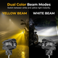 💐 50% OFF NOW! 🏍️ Dual-Color LED Motorcycle Spotlight – White/Amber for All Weather – Bright, waterproof & improves visibility in fog, rain or night rides ⚡
