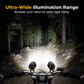 💐 50% OFF NOW! 🏍️ Dual-Color LED Motorcycle Spotlight – White/Amber for All Weather – Bright, waterproof & improves visibility in fog, rain or night rides ⚡