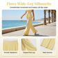 👗 50% OFF NOW! 🌞 Summer Wide-Leg Pant and Peplum Top Set – Flowy, elegant & perfect for warm weather – chic summer style 💛