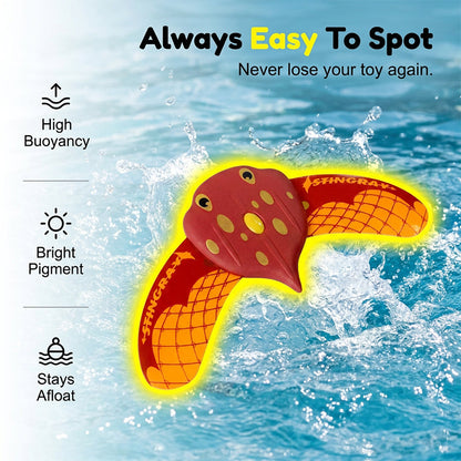 🐟 50% OFF NOW! 💦 Water-Powered Manta Ray Toy – No batteries, glides gracefully & perfect for pool or bath time fun – captivating aquatic play 🌊