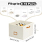 👟 50% OFF NOW! 📦 Foldable Shoe Storage Box – Clear lid, stackable & space-saving – Keep your shoe clutter organized & visible ✨