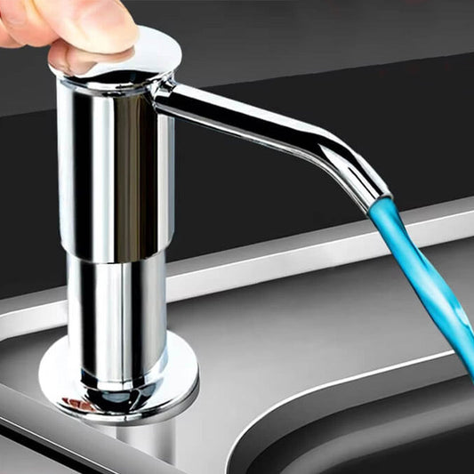 🧴 50% OFF NOW! 🍽️ Durable Built-in Kitchen Sink Soap Dispenser – Stainless steel & leak-proof – Easy refill, fits most sink holes – perfect for dish soap or hand wash 🚰