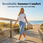 👖 50% OFF NOW! 🌸 Women's High-Waist Slim-Fit Capri Jeans – Stretchy denim & flattering fit – Perfect for casual days, summer outings or smart-casual looks – comfortable and stylish ✨🌿
