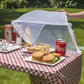 🛡️ BUY 2 GET 1 FREE! ⏰ Mesh Pop-Up Food Protector – Folds flat, zippered mesh & protects from flies, bugs or dust – perfect for picnics, BBQs or patio dining 🍉