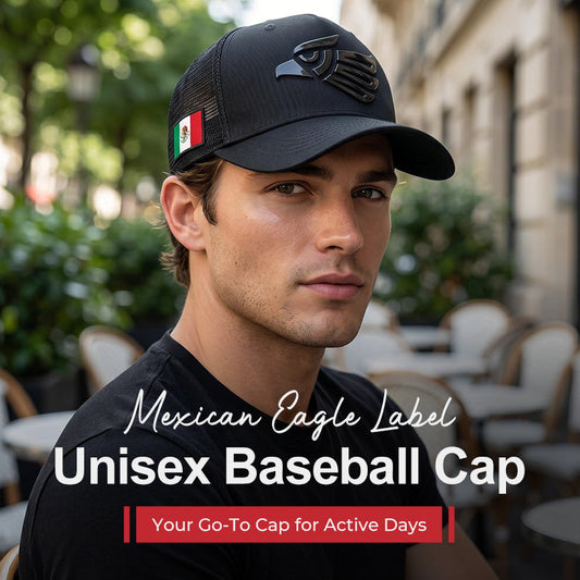 🧢 50% OFF NOW! ⚾ Unisex Baseball Cap – Mexican Eagle, embroidered & casual – Adjustable strap, breathable & perfect for daily wear or outdoor activities 🇲🇽