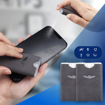 📱 BUY 1 GET 1 FREE! ✨ 2‑in‑1 Screen Cleaner – Spray, wipe & reusable microfibre ✨