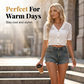 👚 50% OFF NOW! ✨ V-Neck Button Down Crop Top Sweater – Cozy knit, cropped cut & versatile for layering – chic with high-waisted jeans or skirts 🧶
