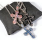 ✝️ 50% OFF NOW! 💎 Hip Hop Iced Out Cross Necklace – Cubic zirconia, stainless steel & bold bling – perfect for rappers, parties or streetwear style 🔥