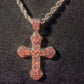 ✝️ 50% OFF NOW! 💎 Hip Hop Iced Out Cross Necklace – Cubic zirconia, stainless steel & bold bling – perfect for rappers, parties or streetwear style 🔥