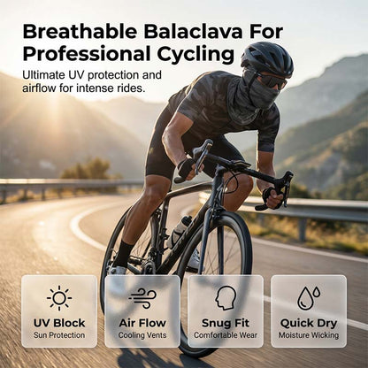 🧕 50% OFF NOW! ☀️ UV Protective Breathable Balaclava for Cycling – UPF 50+, moisture-wicking & lightweight – protects face and neck from sun, dust and wind 🚴‍♂️