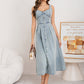 👗 50% OFF NOW! 👖 Women's Button-Front Denim Dress – Classic chic, breathable cotton & versatile for day or night – perfect with sneakers or sandals ✨
