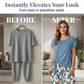 👗 50% OFF NOW! 🔥 Women's Side-Tie Top & Patterned Pants Set – Flowy & Adjustable – Perfect for summer vacations or resort wear – breezy tropical vibes 👖