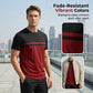 👕 50% OFF NOW! 🎨 Men's Color-Block Crew Neck T-Shirt – Soft cotton & modern cut – Perfect for daily wear, sports or casual outings ✨🌿