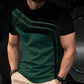 👕 50% OFF NOW! 🎨 Men's Color-Block Crew Neck T-Shirt – Soft cotton & modern cut – Perfect for daily wear, sports or casual outings ✨🌿