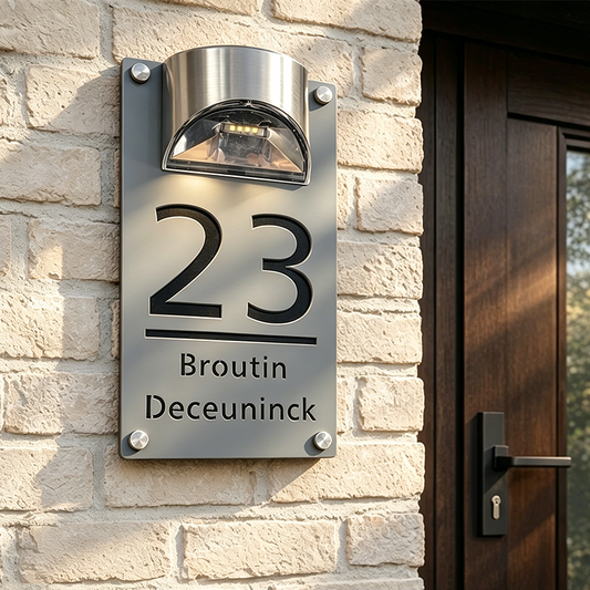 🏠 50% OFF NOW! ☀️ Solar Powered LED House Number Light – Auto on/off, waterproof & easy mount – illuminates your address for night visibility and curb appeal ✨