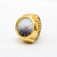 💍 50% OFF NOW! ⌚ Creative Round Quartz Finger Ring Watch – Stylish, Adjustable & Compact – Unique accessory for daily wear or parties ✨