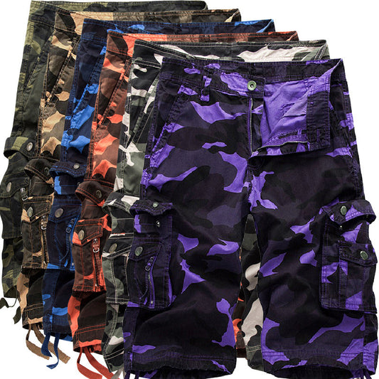 🩳 50% OFF NOW! 🌲 Men's Outdoor Camo Cargo Shorts – Durable, multi-pocket & perfect for hiking, fishing or daily adventures 🔥