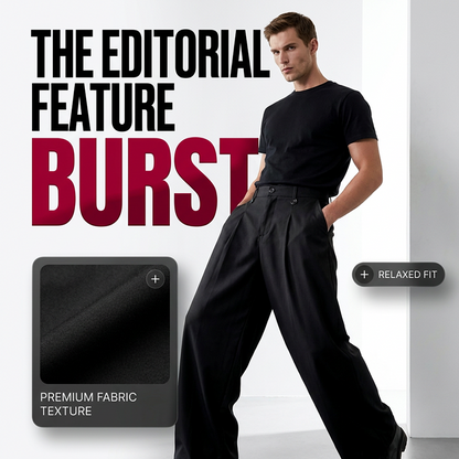 👖 50% OFF NOW! ⏳ Men's Classic Fit Wide-Leg Suit Trousers – Tailored cut, breathable fabric & perfect for work, weddings or formal events ✨