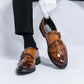 👞 50% OFF NOW! ⏰ Men's Classic Faux Leather Single-Buckle Shoes – Timeless design, comfortable fit & perfect for work, weddings or semi-formal occasions ✨