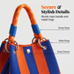 👜 50% OFF NOW! 🧶 Striped Knit Bucket Handbag – Soft, lightweight & stylish – perfect for beach days, shopping or casual weekends 🏖️