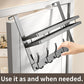 🚪 Save 50%! 🧺 Over‑Door Hooks & Basket – Space-saving & easy mount ✨