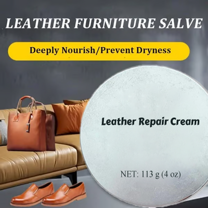 🛋️ 50% OFF NOW! 🔧 Leather & Furniture Repair Set with Applicator Brush – Fix scratches & tears, color matching & easy to use – restores sofas, car seats or bags ✨