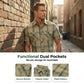 👔 50% OFF NOW! 🍂 Men's Casual Plaid Short Sleeve Shirt – Classic pattern & relaxed fit – Breathable comfort, perfect for summer, work or casual weekends ✨