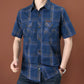 👔 50% OFF NOW! 🍂 Men's Casual Plaid Short Sleeve Shirt – Classic pattern & relaxed fit – Breathable comfort, perfect for summer, work or casual weekends ✨