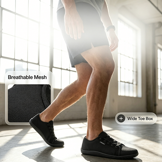 👟 50% OFF NOW! 🌿 Lightweight Minimalist Barefoot Walking Shoes – Wide toe box, zero drop & flexible sole – natural movement for walking, gym or travel 🦶