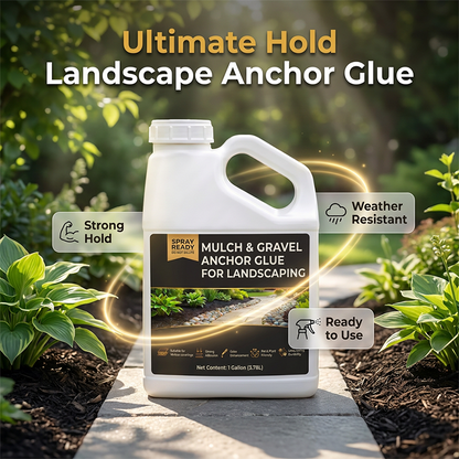 🪨 BUY 2 GET 1 FREE! 🌿 Mulch & Gravel Anchor Glue for Landscaping – Weather-resistant, locks materials in place & prevents washing away – perfect for gardens, driveways or decorative rock beds 🏡