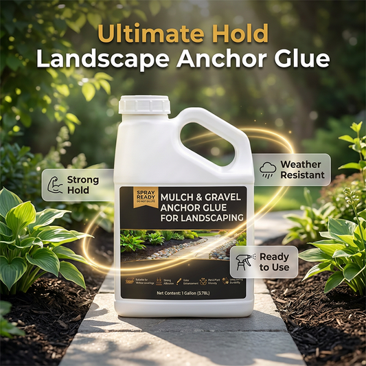 🪨 BUY 2 GET 1 FREE! 🌿 Mulch & Gravel Anchor Glue for Landscaping – Weather-resistant, locks materials in place & prevents washing away – perfect for gardens, driveways or decorative rock beds 🏡
