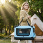 🐕 50% OFF NOW! 🎒 Portable Foldable Soft Pet Crate for Travel & Home – Lightweight, breathable mesh & collapsible – safe and comfy for cats or small dogs on the go 🐈