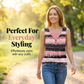 👚 50% OFF NOW! 🔥 Women's Striped Fake Two-Piece Tank Top – Layered look, lightweight & breathable – perfect for summer, casual outings or festivals 🌞