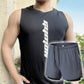👕 50% OFF NOW! ⏰ Men's Athletic Tank Top & Loose Shorts Two-Piece Suit – Quick-dry & lightweight – Perfect for gym, running or hot weather – breathable and flexible 🔥🩳