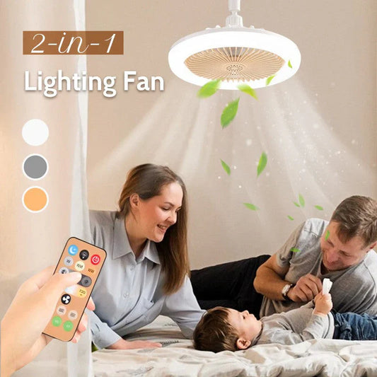🌀 50% OFF NOW! 💡 LED Ceiling Fan with Remote Control & Three-Colour Dimming – 3 Speeds, Quiet Motor – Perfect for bedrooms, living rooms or offices – energy-saving and silent 🔇
