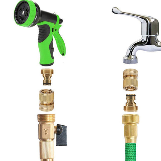 🔩 BUY 2 GET 1 FREE! ✨ 3/4" Brass Quick Connect Fitting – Rust-proof & leak-free – Universal fit, perfect for garden hoses or water systems – durable and easy to use 💧🌿