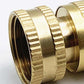 🔩 BUY 2 GET 1 FREE! ✨ 3/4" Brass Quick Connect Fitting – Rust-proof & leak-free – Universal fit, perfect for garden hoses or water systems – durable and easy to use 💧🌿