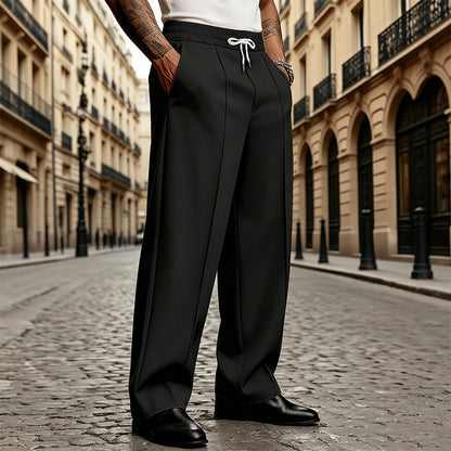 👖 50% OFF NOW! ✨ Men's Modern Wide-Leg Suit Pants – Tailored fit, breathable fabric & sharp crease – perfect for work, weddings or formal events 🎩