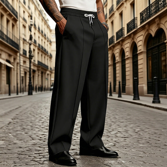 👖 50% OFF NOW! ✨ Men's Modern Wide-Leg Suit Pants – Tailored fit, breathable fabric & sharp crease – perfect for work, weddings or formal events 🎩