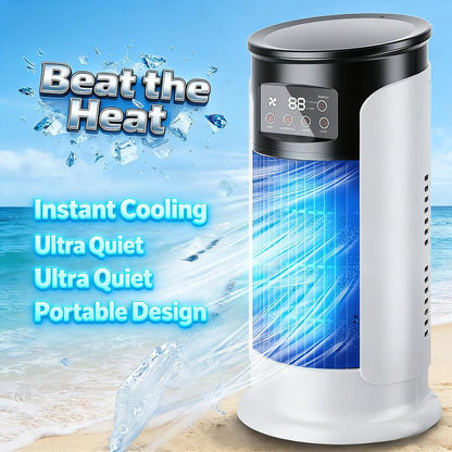 🌀 50% OFF NOW! 💨 USB Desktop Air Cooler Fan – 3 speeds, quiet operation & energy-saving – personal cooling for desk, bedside or travel 🔌