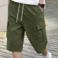 🩳 50% OFF NOW! 🔥 Men's Casual Cargo Shorts with Drawstring – Lightweight & multi-pockets – Elastic waist, perfect for hiking, travel or hot summer days ☀️✨