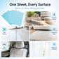 🧼 BUY 2 GET 1 FREE! ✨ Multi-Surface Deep Cleaning Sheets (100 PCS) – Powerful stain removal – Perfect for kitchen, bathroom, glass & tiles – no streaks, easy to use 🏠💧
