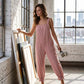 👗 50% OFF NOW! 🥳 Women's Casual Striped Spaghetti Strap Jumpsuit – Lightweight & flowy – Perfect for beach days, summer parties or travel – effortless chic 🌊
