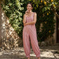 👗 50% OFF NOW! 🥳 Women's Casual Striped Spaghetti Strap Jumpsuit – Lightweight & flowy – Perfect for beach days, summer parties or travel – effortless chic 🌊